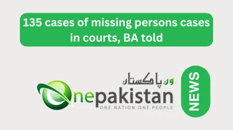 135 cases of missing persons cases in courts, BA told
