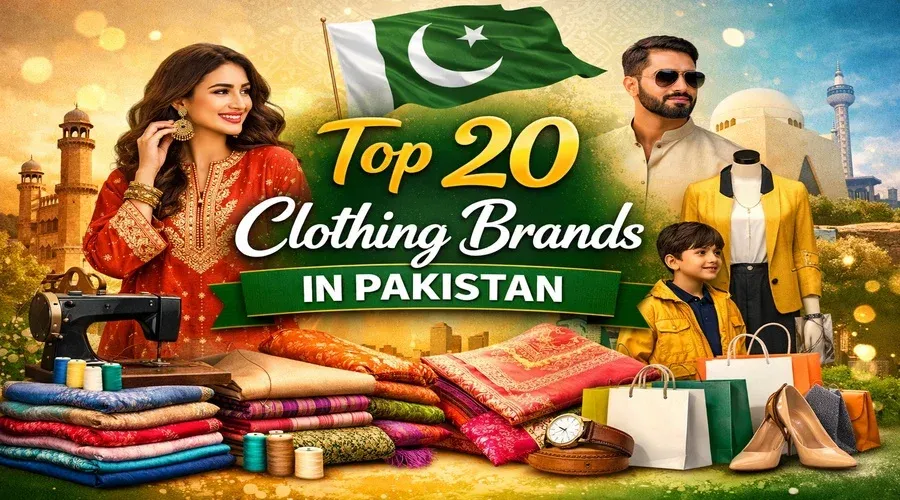 Top 20 clothing brands in Pakistan for women, men, and family fashion