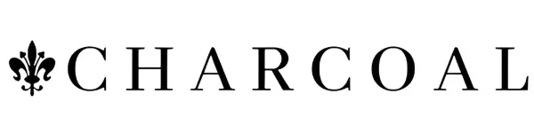 Charcoal menswear clothing brand logo