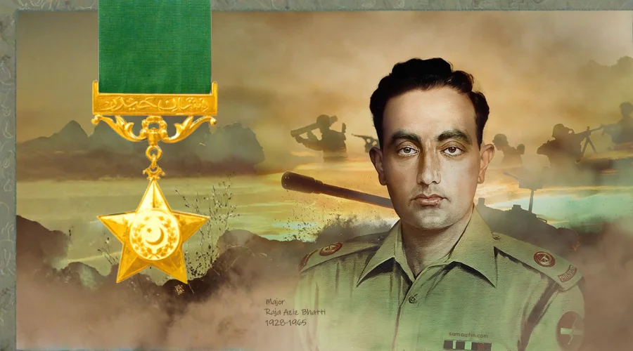 Raja Aziz Bhatti Shaheed, Nishan e Haider, 1965 war hero at the BRB Canal